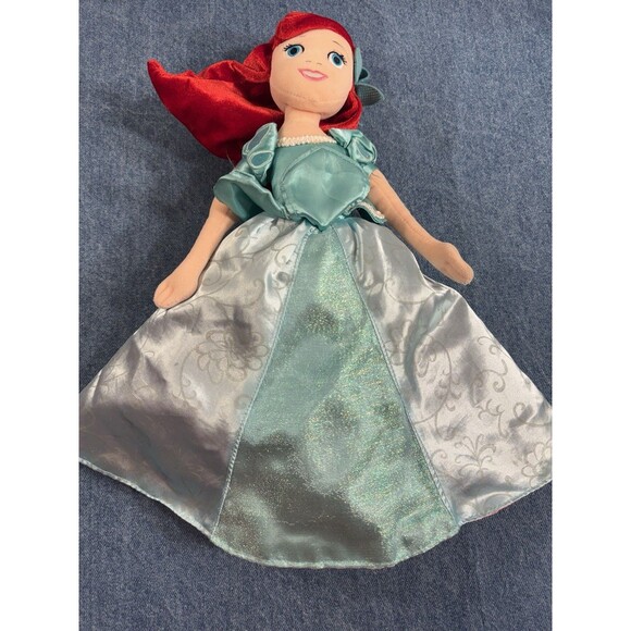 disney reversible Aurora And Ariel Princess Plush Doll - Picture 13 of 16